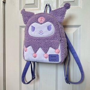 Sanrio Kuromi Plush Lavender Backpack